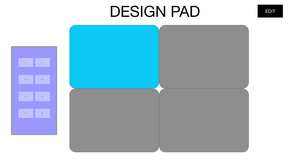Solved HTML / JAVASCRIPT DESIGN PAD My goal is to turn | Chegg.com