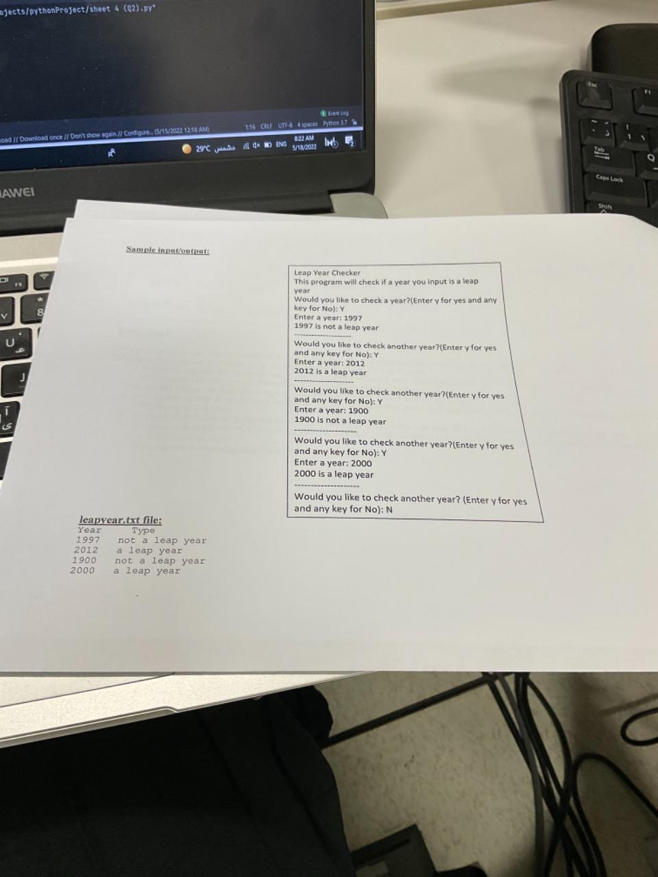 Solved write a python code: including: Boolean, while and | Chegg.com image.