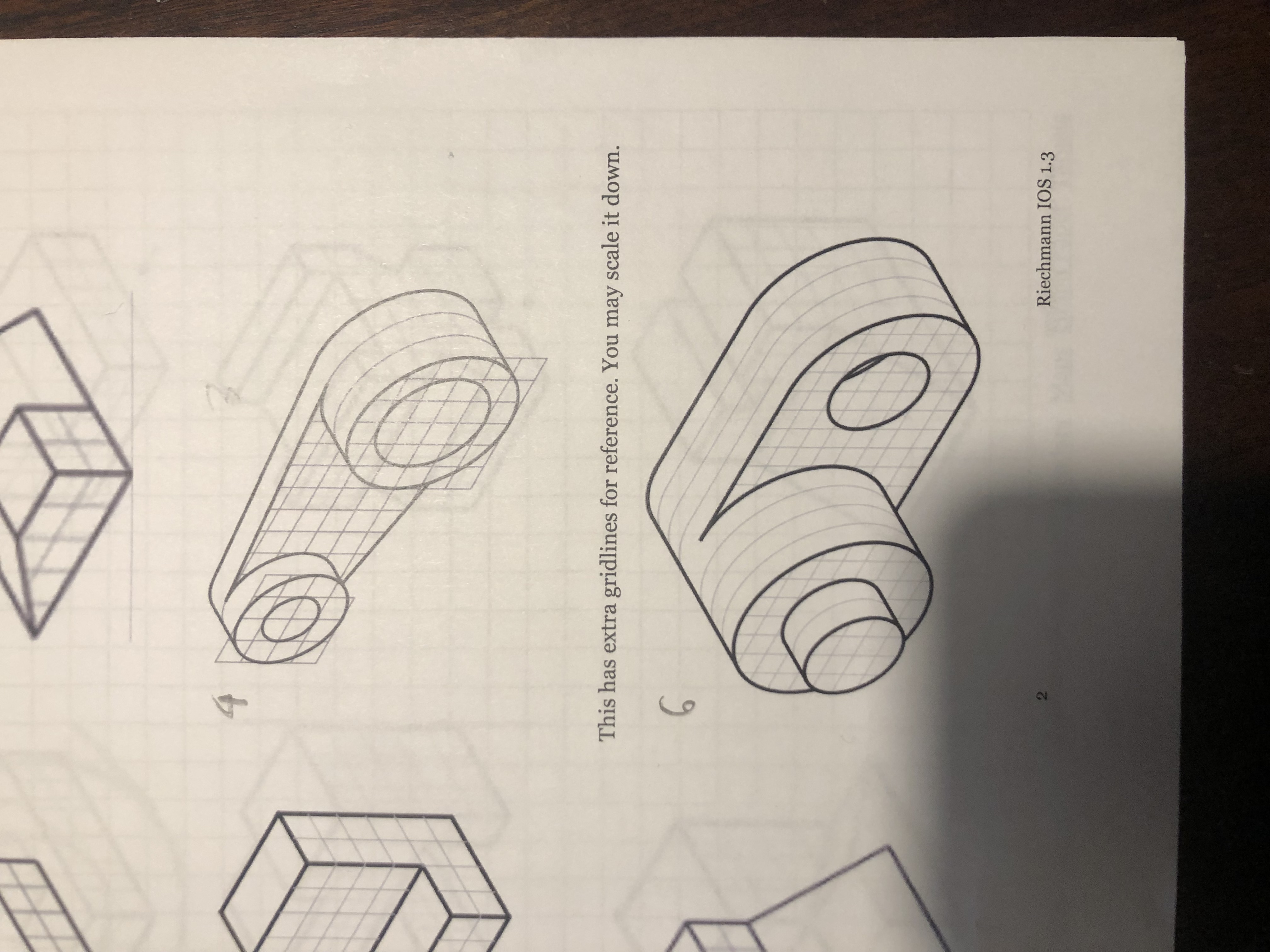 Solved Make oblique sketches of objects 4 ﻿and 6. ﻿These | Chegg.com