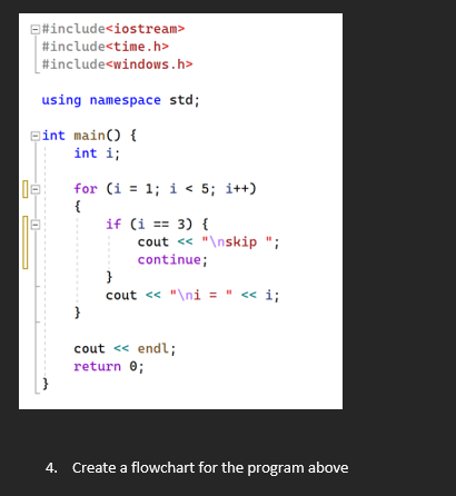 4. Create a flowchart for the program above | Chegg.com