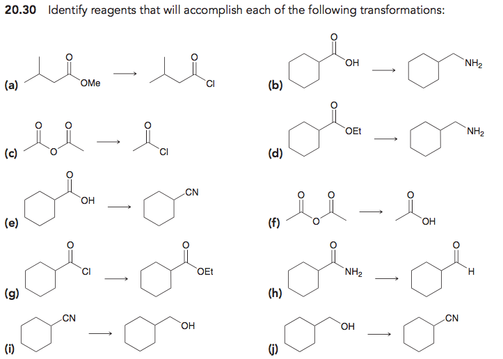 Solved Identify The Reagents To Be Used In The Following Chegg Com