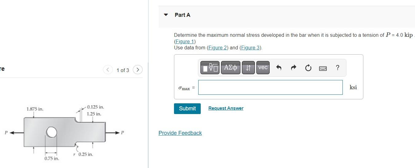 Solved Determine the maximum normal stress developed in the | Chegg.com