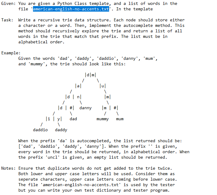 Solved Given: You are given a Python Class template, and a | Chegg.com