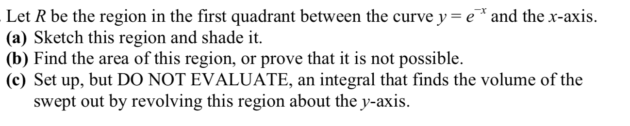 Solved Let R be the region in the first quadrant between the | Chegg.com