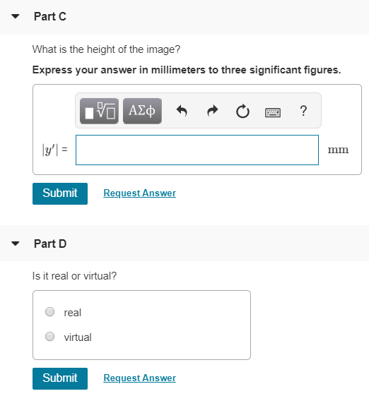 Solved (Figure 1) shows an object and its image formed by a | Chegg.com
