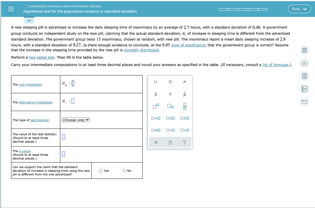 Solved O CONFIDENCE INTERVALS AND HYPOTHESIS TESTING | Chegg.com