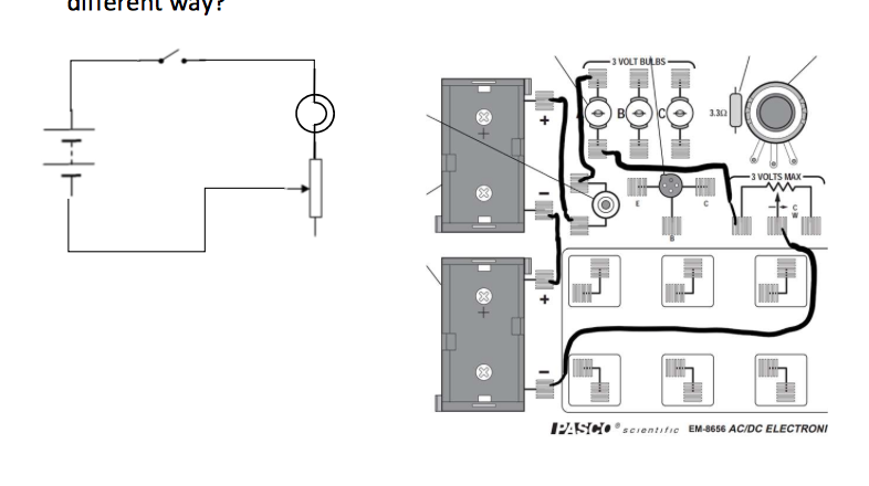 Solved V 5. Examine the circuit diagram at right. Below is | Chegg.com