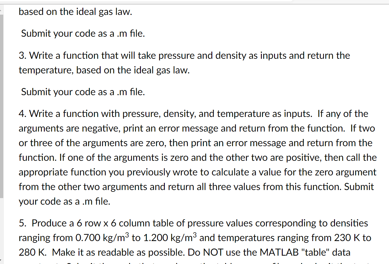 The ideal gas law relates the pressure, density, and