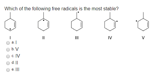 solved-which-of-the-following-free-radicals-is-the-most-chegg