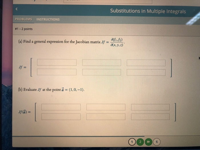 Solved Substitutions In Multiple Integrals Problems Chegg