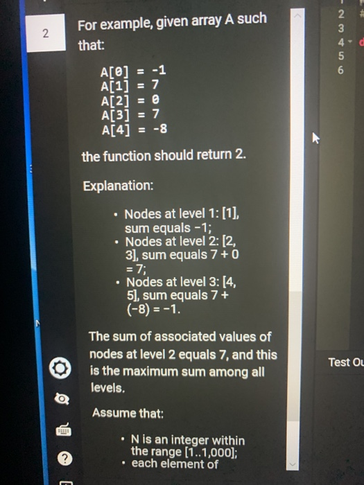 Solved Sc Python 1 Task 2 3 Consider a binary tree of N | Chegg.com