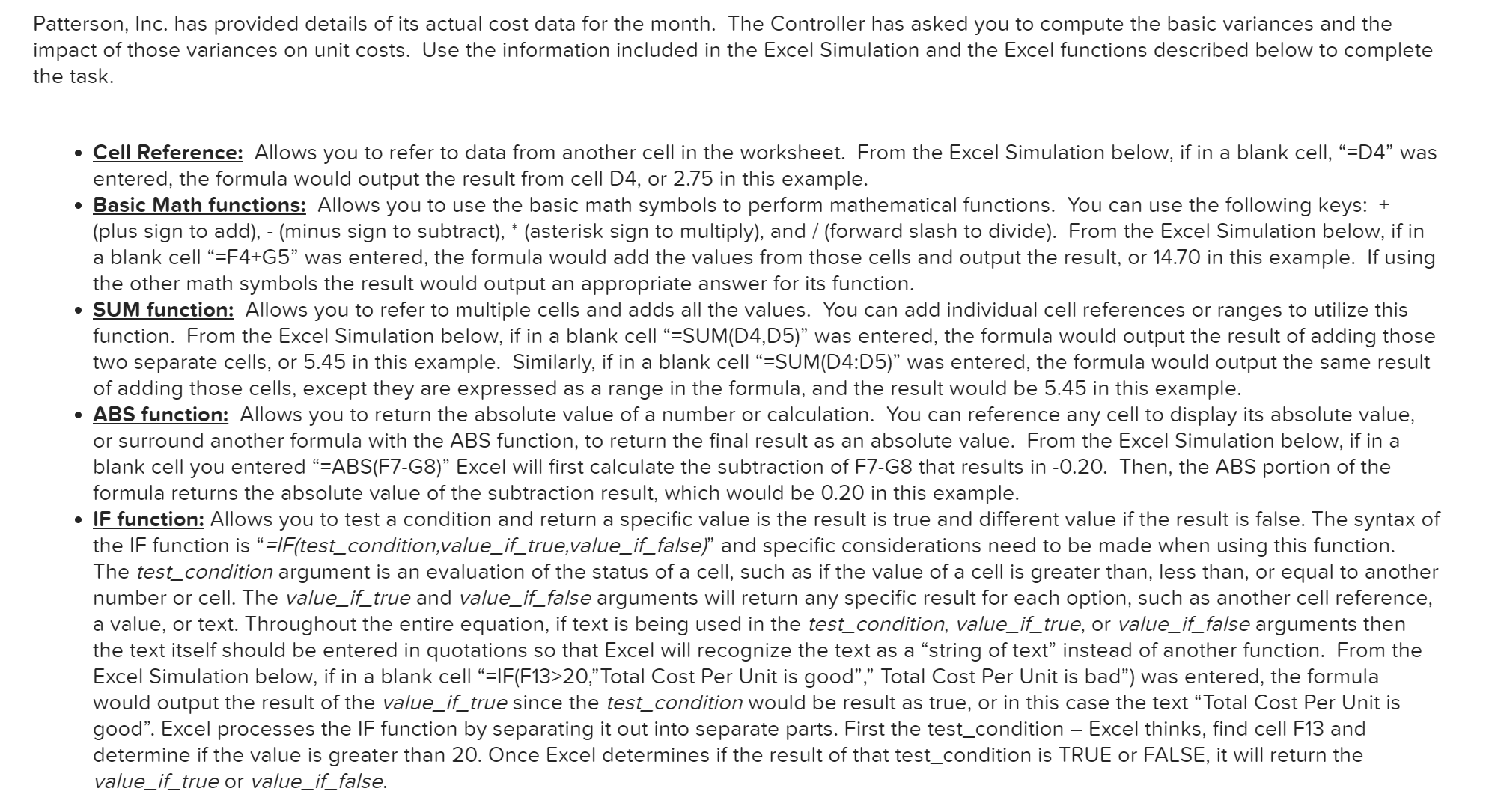 solved-patterson-inc-has-provided-details-of-its-actual-chegg