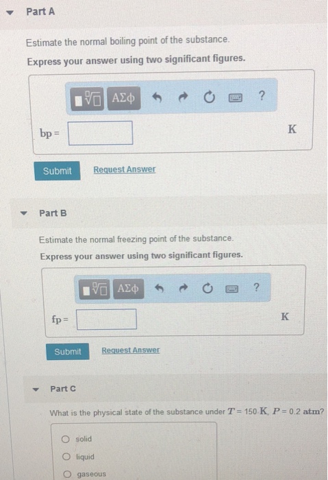 Solved The phase diagram of a hypothetical substance is | Chegg.com