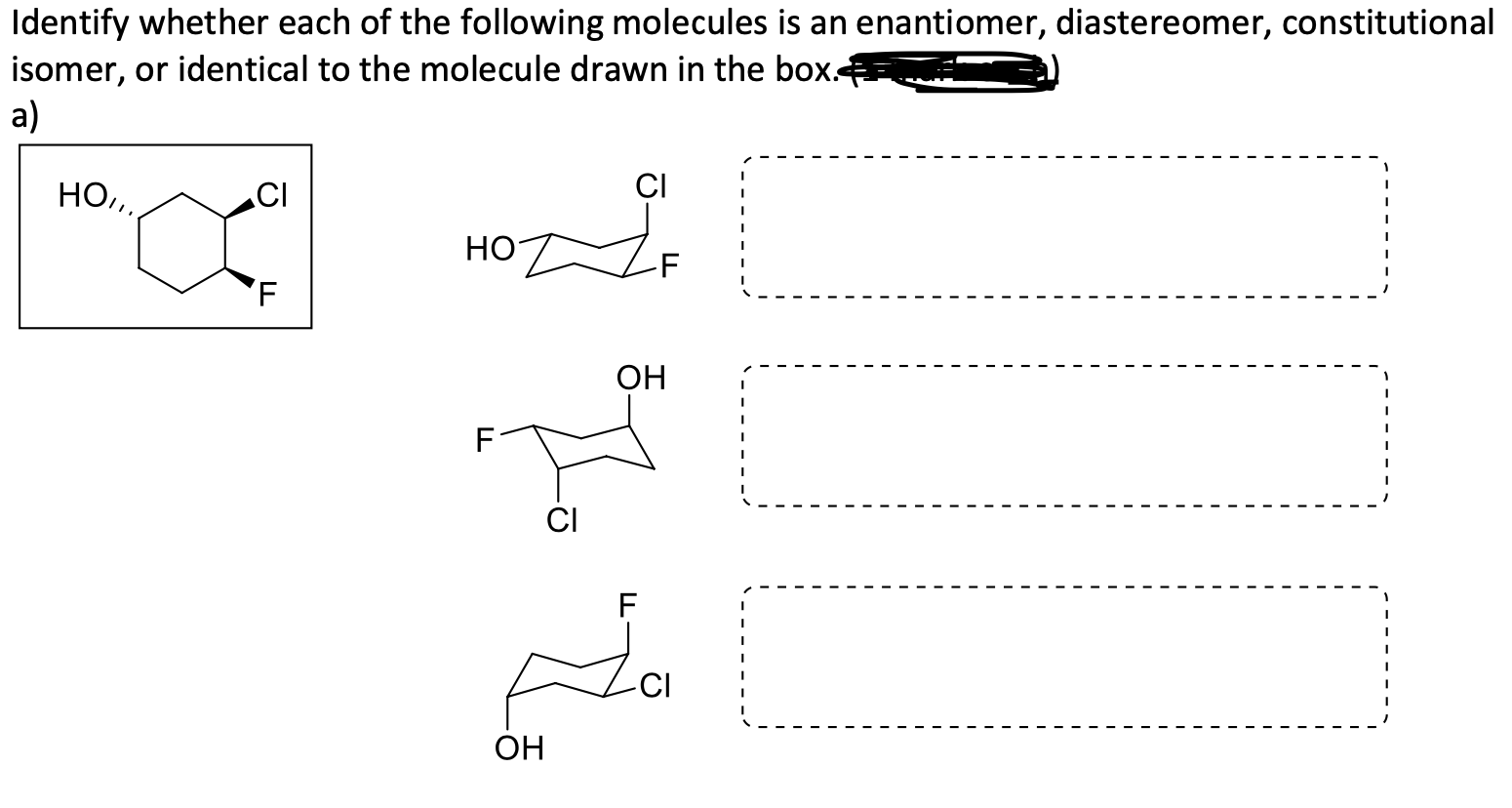 Solved Identify whether each of the following molecules is | Chegg.com