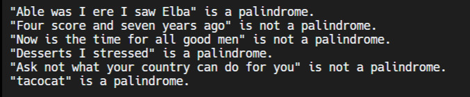 Solved i need help coding this in java : Palindrome | Chegg.com