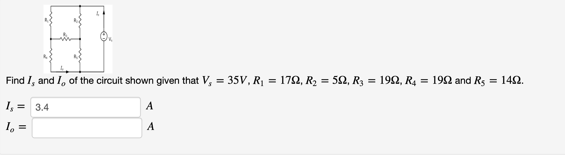 Solved 1 R1 RA 1. Find I, and I, of the circuit shown given | Chegg.com