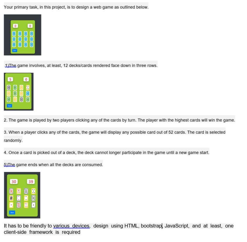 Solved Your primary task, in this project, is to design a | Chegg.com