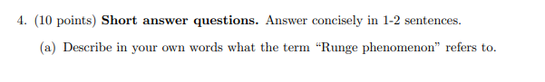 Solved 4 (10 points) Short answer questions Answer Chegg com Solved 4 (10 points) Short answer questions Answer Chegg com