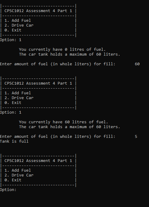 Solved Please solve this question in C# programming Car | Chegg.com