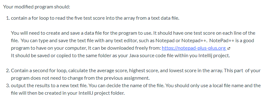Solved Please do this in Java, and write the program | Chegg.com