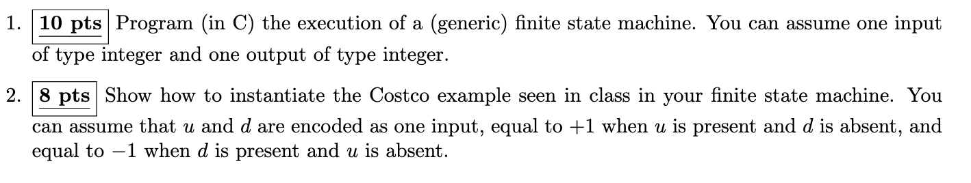 Solved The Costco example is a counter system of amount of | Chegg.com