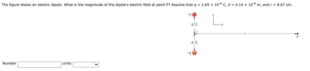 Solved The Figure Shows An Electric Dipole. What Is The | Chegg.com ...