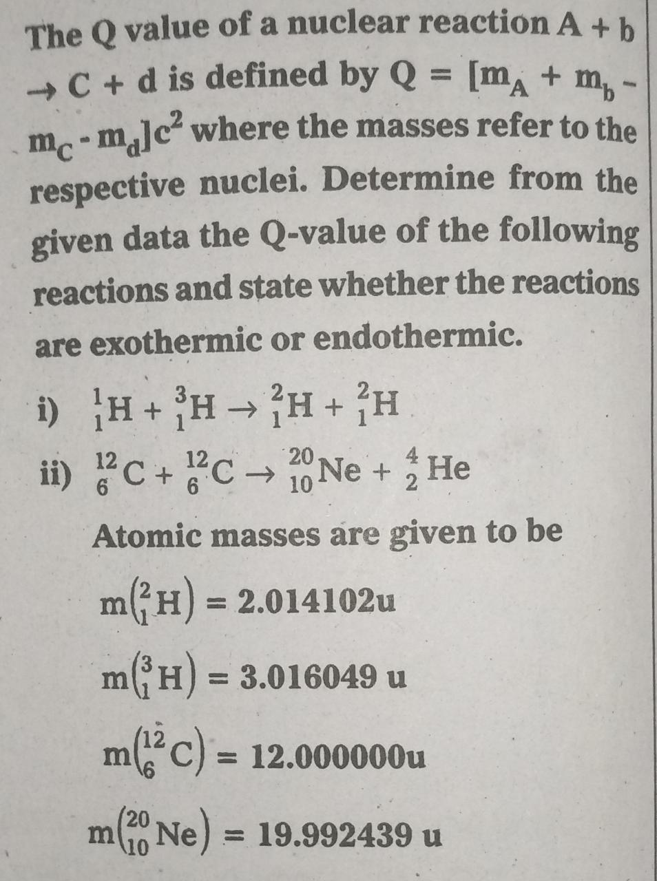 What Is G Value Of Nuclear Reaction