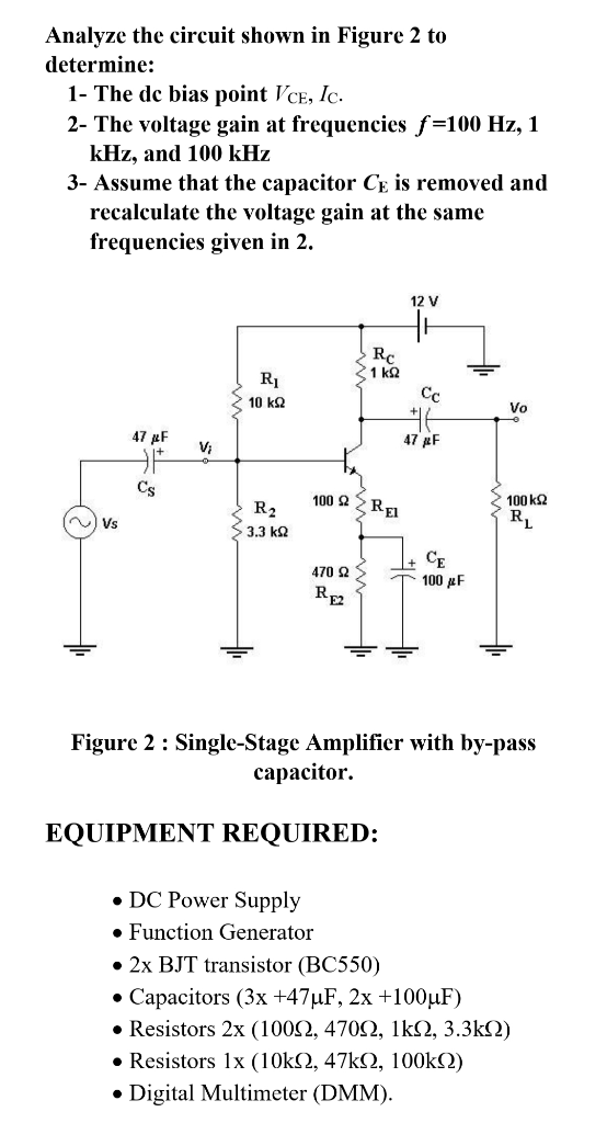 Analyze the circuit shown in Figure 2 to determine: | Chegg.com