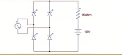 Solved Single phase full wave fully controlled rectifier | Chegg.com