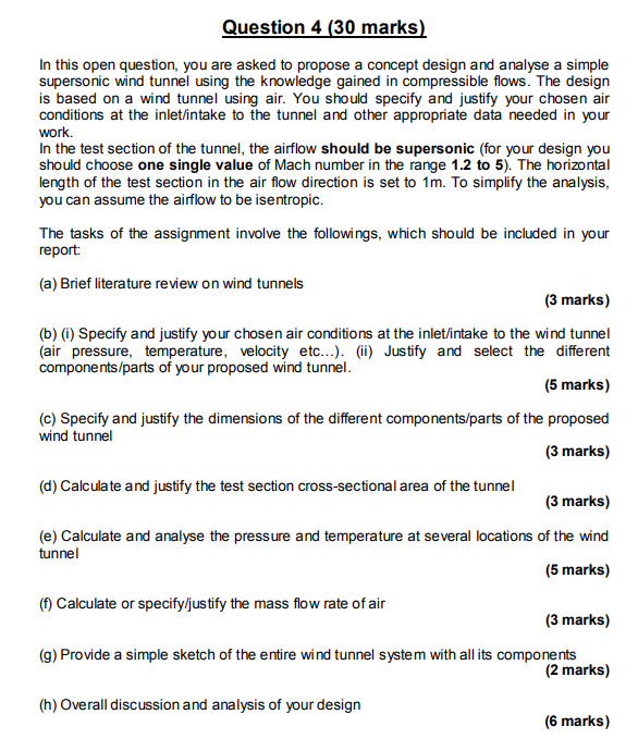 Solved Question 4 (30 marks) In this open question, you are | Chegg.com