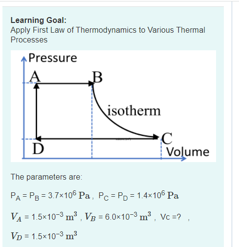 Solved 1. B to C: How much work is done by the gas in this | Chegg.com