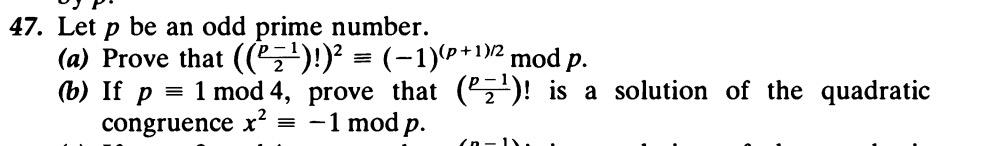 Solved 47 Let P Be An Odd Prime Number A Prove That