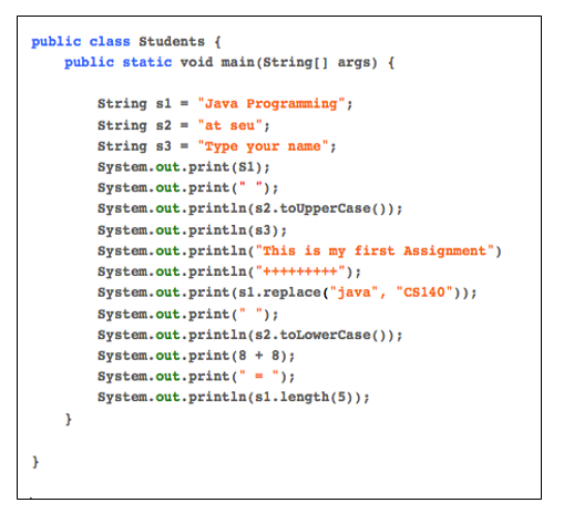 Что появится в консоли в результате работы программы string s1 java