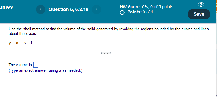 Solved Use the shell method to find the volume of the solid | Chegg.com