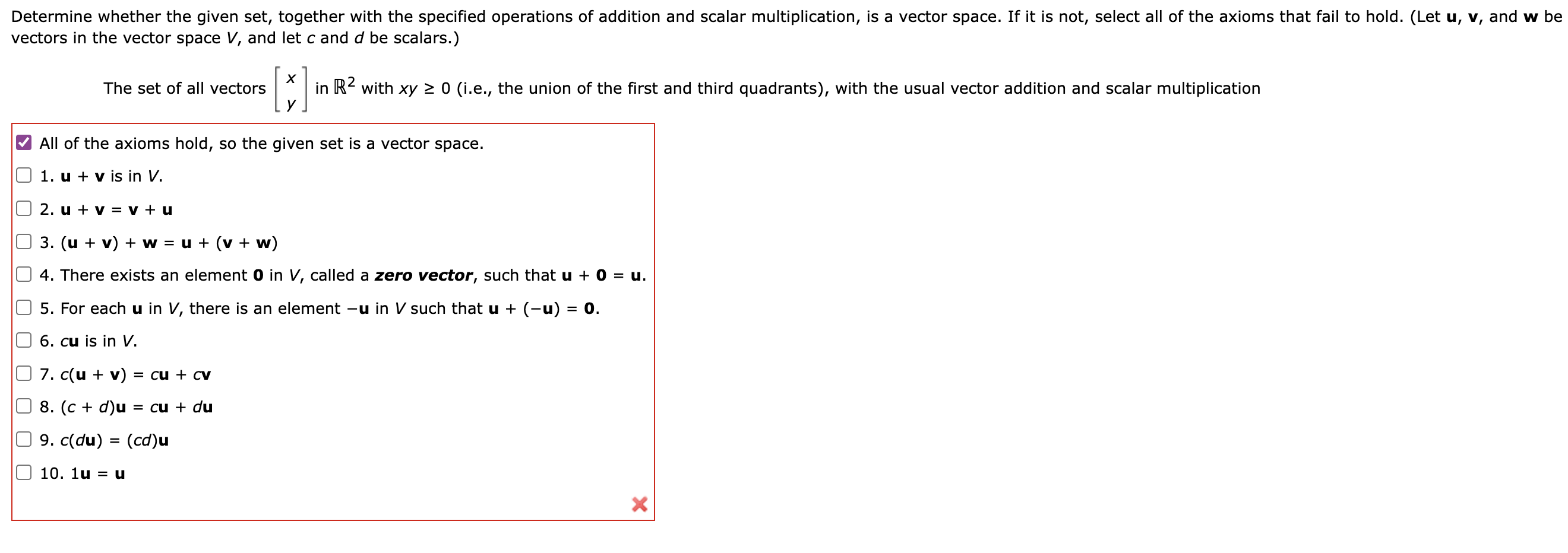 Solved Determine Whether The Given Set, Together With The | Chegg.com