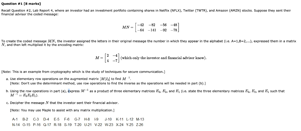 Solved Question 1 8 marks Recall Question 2 Lab Report