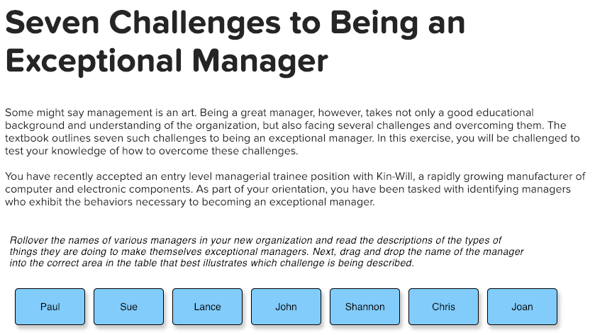 Solved Seven Challenges to Being an Exceptional Manager Some | Chegg.com