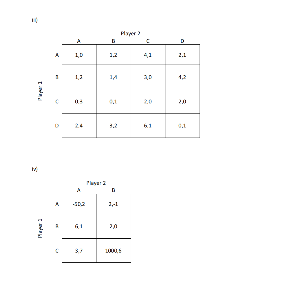 Solved b) Find all Nash equilibria in mixed strategies in | Chegg.com