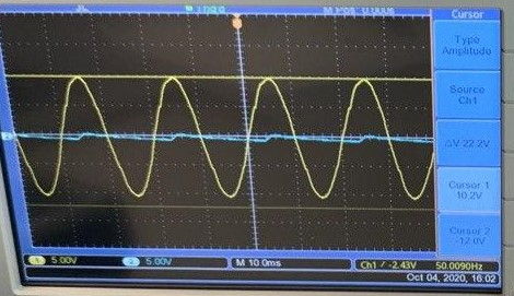 Solved Measure the peak-to-peak ripple voltage Calculate the | Chegg.com