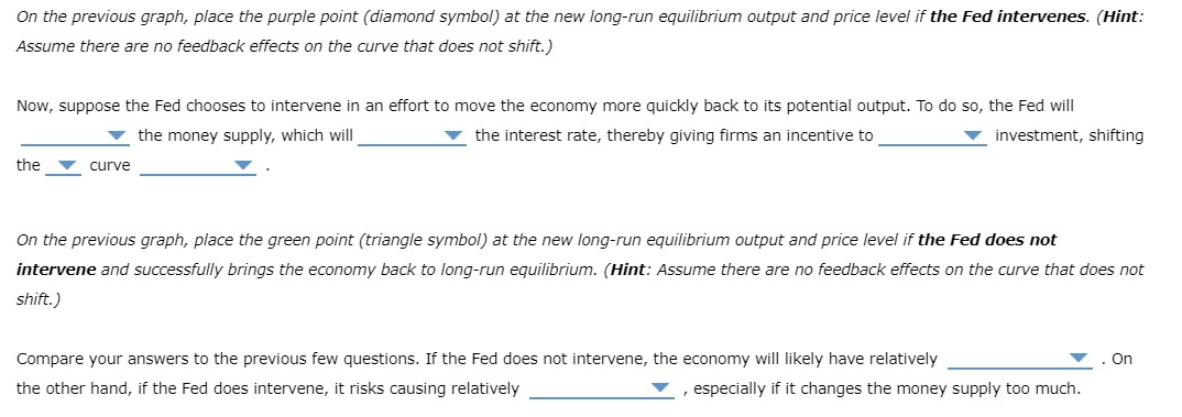 Solved The following graph shows the short-run aggregate | Chegg.com