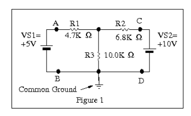 Solved Construct the circuit shown in Figure 1 in Multisim | Chegg.com