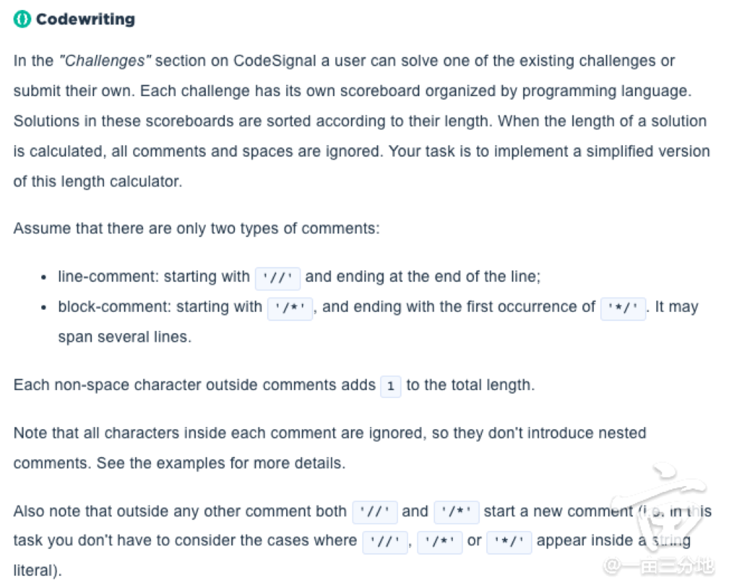 (1) Codewriting In the 