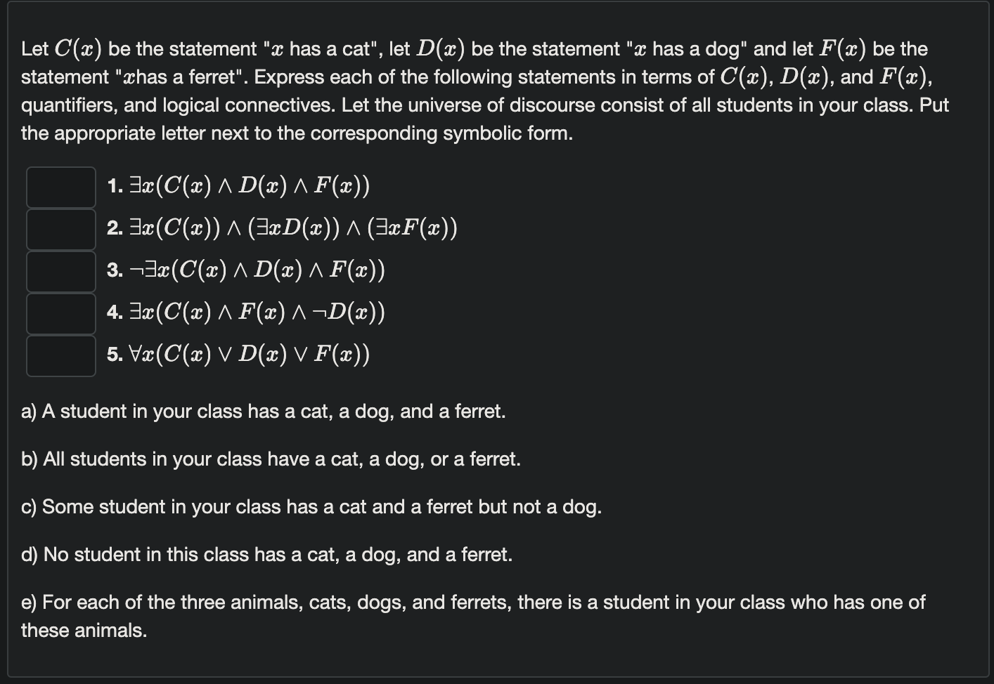 Solved Determine the truth value of the following statements | Chegg.com