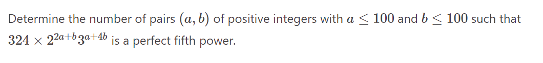 Solved Determine The Number Of Pairs (a,b) Of Positive | Chegg.com