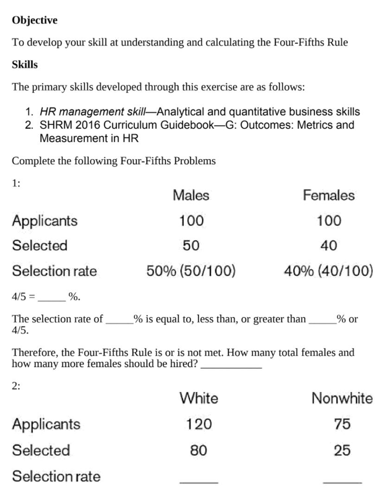 Solved Objective To Develop Your Skill At Understanding And Chegg Com