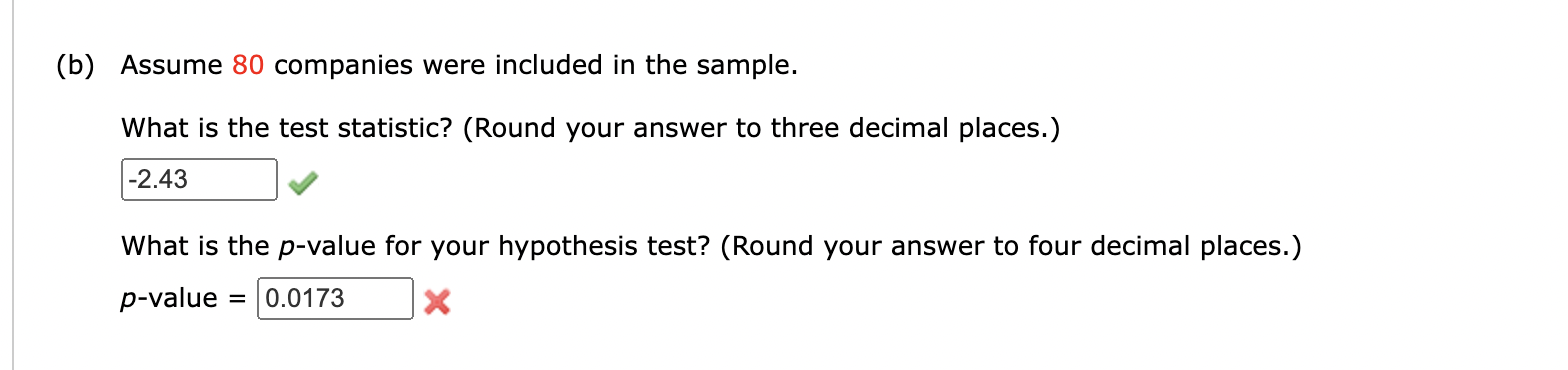 Solved From a one-sample t test for testing the hypotheses | Chegg.com