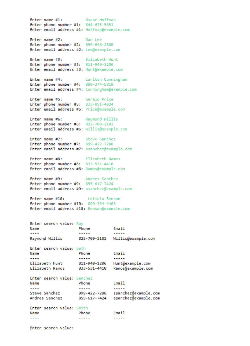 Solved In python 3: Create a program that lets the user | Chegg.com