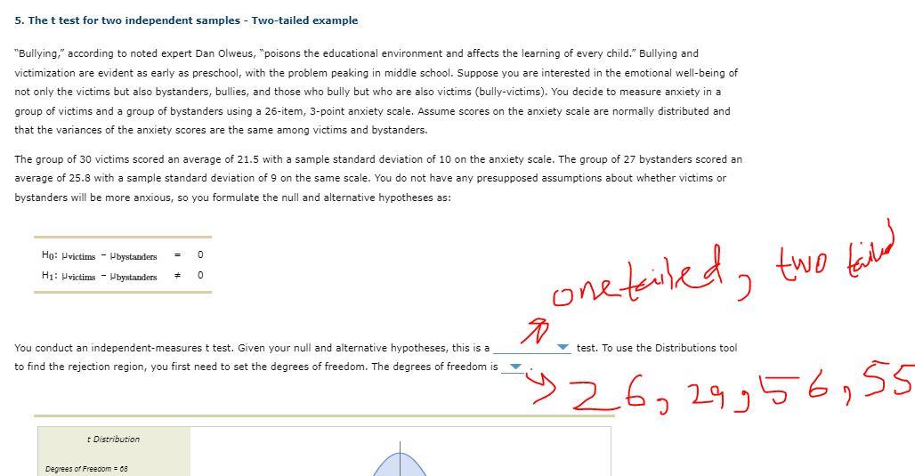 solved-5-the-t-test-for-two-independent-samples-chegg