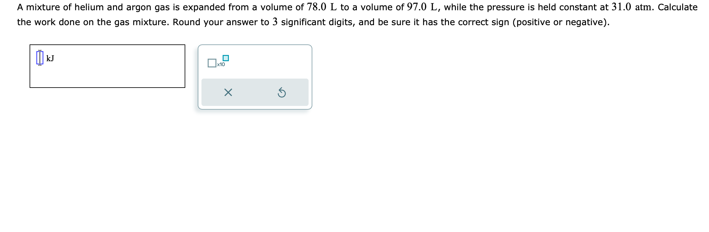 Solved A mixture of helium and argon gas is expanded from a | Chegg.com