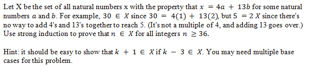 Solved Let X be the set of all natural numbers x with the | Chegg.com